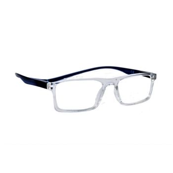Occhiali Da Lettura Uomo/Donna Con Calamita Classico Trasparente KLASS